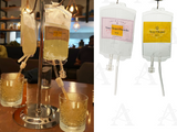 Champagne I.V. Drip Therapy Drink Pouch,  Veuve Clicquot Champagne Drink Pouch, IV Drip Drink Bag, Cocktail IV