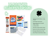 Saint Patrick's Day Hangover Recovery Kit, Irish Today Hungover Tomorrow, St Paddys Day Party Favors, St Patricks Day Survival Kit