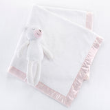 Beary Sleepy Plush Plus Blanket for Baby - Pink (Personalization Available)