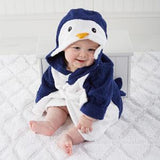 "Wash & Waddle" Penguin Hooded Spa Robe (Personalization Available)