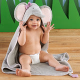 "Splish Splash Elephant Bath" Spa Hooded Towel