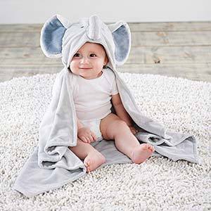 Little Peanut Elephant Hooded Blanket