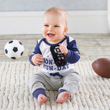 My First Gameday 2-Piece Outfit with Rattle (0-6 mos)